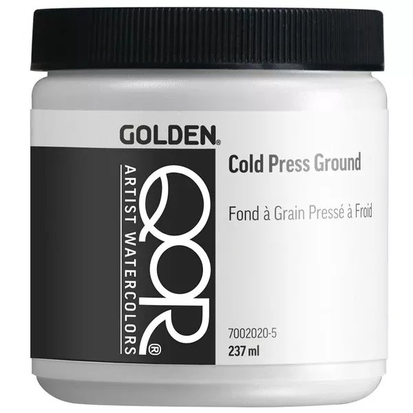Golden QoR Cold Press Ground, 237 ml - podklad pro akvarelové barvy s hrubou strukturou