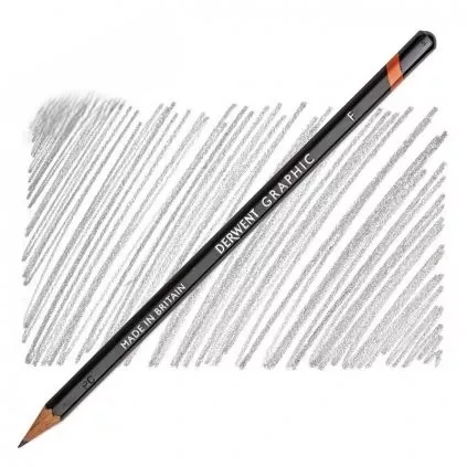 Graphic - grafitová tužka (Derwent) - jednotlivě 4 nové měkké gradace - Graphite Pencil - F