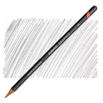 Graphic - grafitová tužka (Derwent) - jednotlivě 4 nové měkké gradace - Graphite Pencil - H