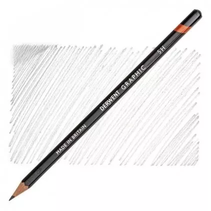 Graphic - grafitová tužka (Derwent) - jednotlivě 4 nové měkké gradace - Graphite Pencil - 5H
