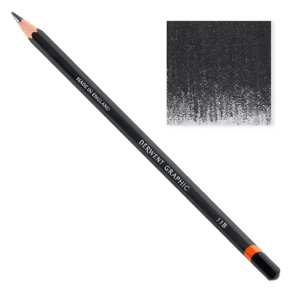 Graphic - grafitová tužka (Derwent) - jednotlivě 4 nové měkké gradace - Graphite Pencil - 11B NEW