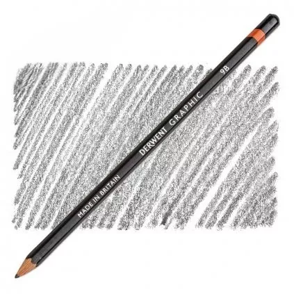 Graphic - grafitová tužka (Derwent) - jednotlivě 4 nové měkké gradace - Graphite Pencil - 9B