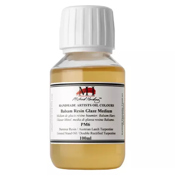 Michael Harding Balsam Resin Glaze Medium - balzámová pryskyřičná glazura - 100 ml