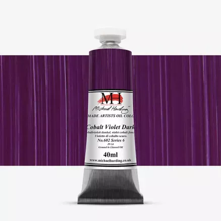 Olejové barvy Michael Harding 40ml - varianty - Cobalt Violet Dark 602
