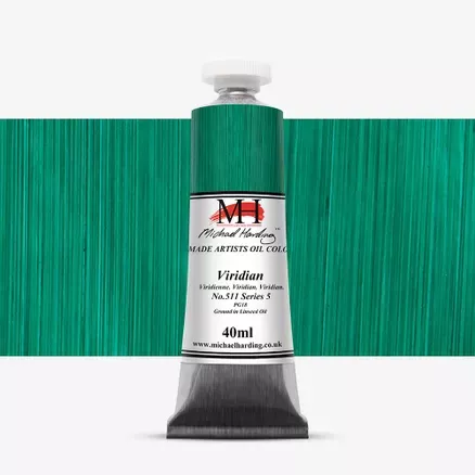 Olejové barvy Michael Harding 40ml - varianty - Viridian 511