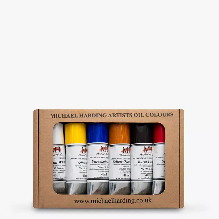 Olejové barvy Michael Harding Introductory - 6x40ml