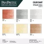 PanPastel Metallic Colors Set - sada 6 metalických odstínů