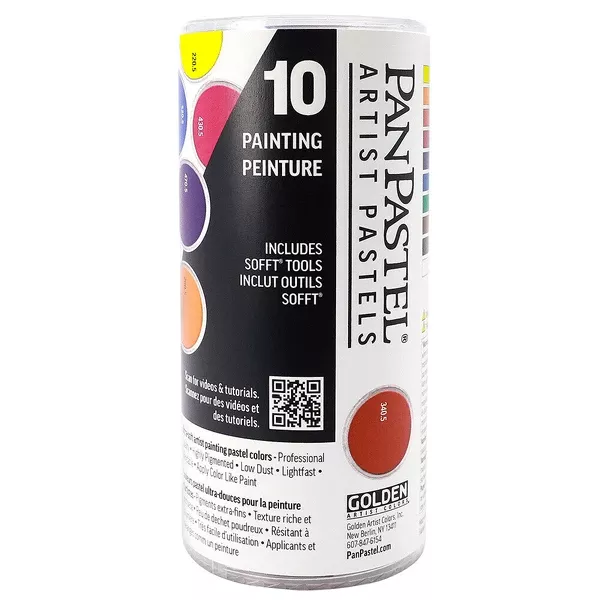 PanPastel Painting Set - sada základních odstínů pro kresbu, 10 odstínů