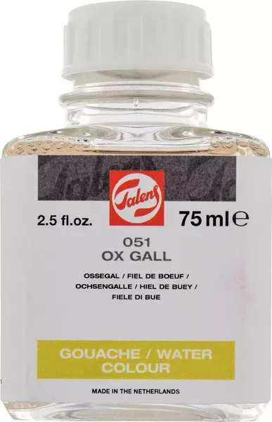 Talens Ox Gall 75 ml - volská žluč, médium pro akvarelové barvy