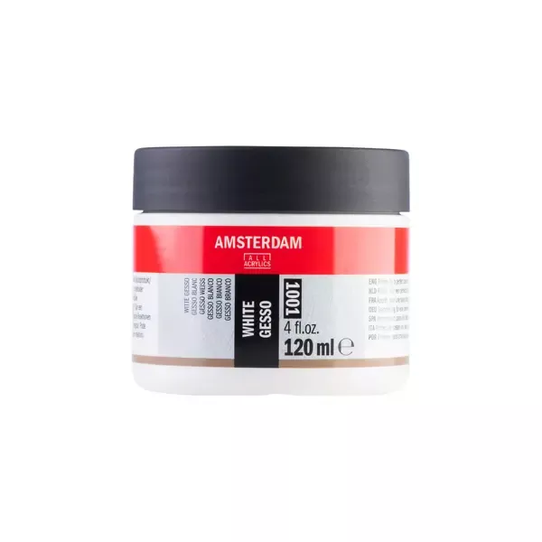 Amsterdam White Gesso - bílý šeps Amsterdam - 120 ml