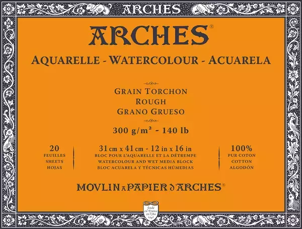 Arches blok lepený - 4 str. 20l RG 300g - varianty - Arches blok lepený - 4 str. 31x41cm 20l RG 300g Arches blok lepený - 4 str. 20l RG 300g - varianty - Arches blok lepený - 4 str. 31x41cm 20l RG 300g