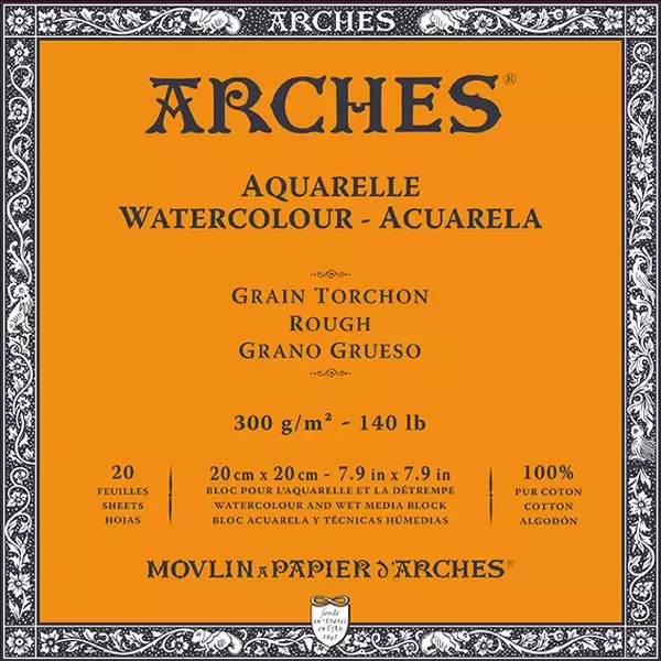 Arches blok lepený - 4 str. 20l RG 300g - varianty Arches blok lepený - 4 str. 20l RG 300g - varianty