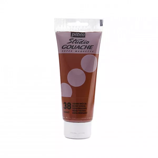 Kvašová barva Pébéo Studio Gouache, 100 ml - varianty - Pébéo Studio Gouache, 100 ml - 38 Burnt Sienna