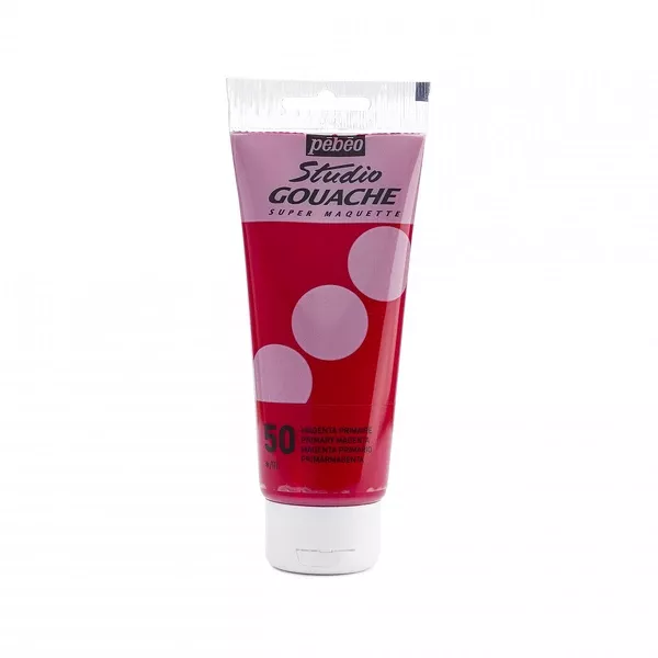 Kvašová barva Pébéo Studio Gouache, 100 ml - varianty - Pébéo Studio Gouache, 100 ml - 50 Primary Magenta
