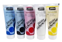 Kvašová barva Pébéo Studio Gouache, 100 ml - varianty | Pébéo Studio Gouache, 100 ml - Gold, Pébéo Studio Gouache, 100 ml - 11 Permanent White, Pébéo Studio Gouache, 100 ml - 14 Cobalt Blue Imitation, Pébéo Studio Gouache, 100 ml - 15 Ultramarine Blue, Pébéo Studio Gouache, 100 ml - 18 Carmine, Pébéo Studio Gouache, 100 ml - 22 Lemon Yellow, Pébéo Studio Gouache, 100 ml - 26 Ivoiry Black, Pébéo Studio Gouache, 100 ml - 27 Yellow Ochre, Pébéo Studio Gouache, 100 ml - 29 Burnt Umber, Pébéo Studio Gouache, 100 ml - 33 Cadmium Red Imitation, Pébéo Studio Gouache, 100 ml - 38 Burnt Sienna, Pébéo Studio Gouache, 100 ml - 39 Vermilion, Pébéo Studio Gouache, 100 ml - 42 Emerald Green, Pébéo Studio Gouache, 100 ml - 43 Light Green, Pébéo Studio Gouache, 100 ml - 48 Primary Yellow, Pébéo Studio Gouache, 100 ml - 49 Primary Cyan, Pébéo Studio Gouache, 100 ml - 50 Primary Magenta, Pébéo Studio Gouache, 100 ml - 51 Trichromatic Black