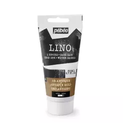 Pebeo Linocut Ink 80 ml - varianty - Pebeo Linocut Ink 80ml - 19 Antique Gold