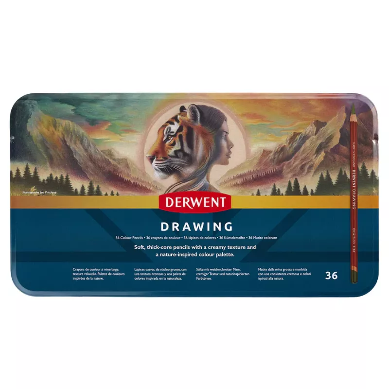 Sada pastelek Drawing Derwent - 36ks
