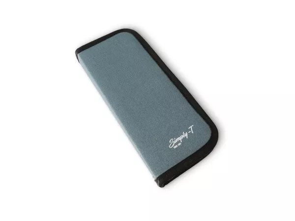 Simply-T pouzdro na štetce - 10 míst, šedé