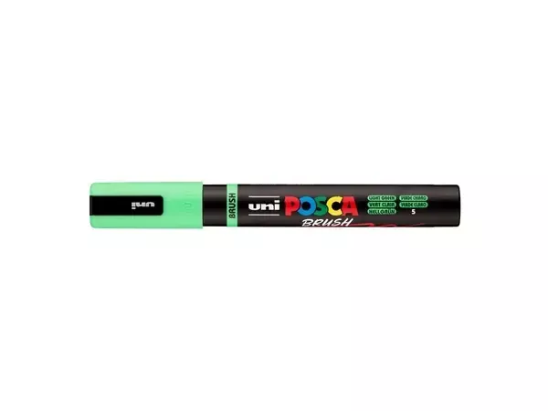 Akrylový fix Posca se štětečkovým hrotemPC-5BR - varianty - PC-5BR - Light Green 5