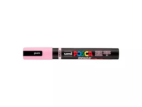 Akrylový fix Posca se štětečkovým hrotemPC-5BR - varianty - PC-5BR - Light Pink 51