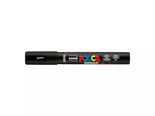 Akrylový fix Posca se štětečkovým hrotemPC-5BR - varianty - PC-5BR - Black 24