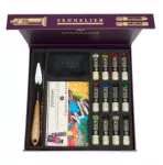 Magnetická kartonová krabička s olejovými tyčinkami - 12ks + příslušenství