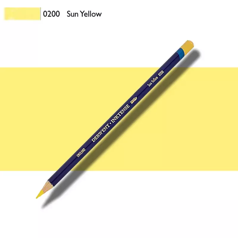 Pastelky Inktense Derwent - varianty - 0200 SUN YELLOW
