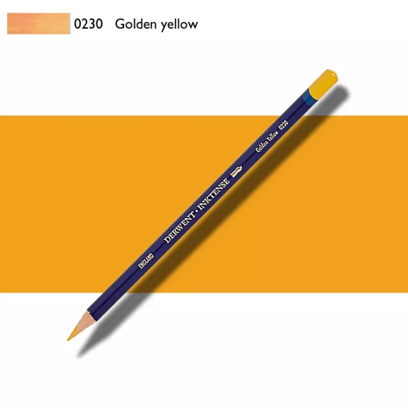 Pastelky Inktense Derwent - varianty - 0230 GOLDEN YELLOW