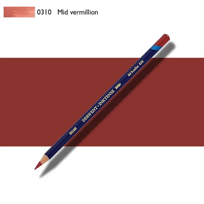 Pastelky Inktense Derwent - varianty - 0310 MID VERMILION