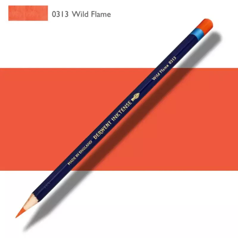 Pastelky Inktense Derwent - varianty - 0313 WILD FLAME