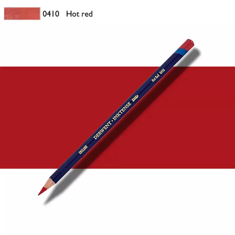 Pastelky Inktense Derwent - varianty - 0410 HOT RED