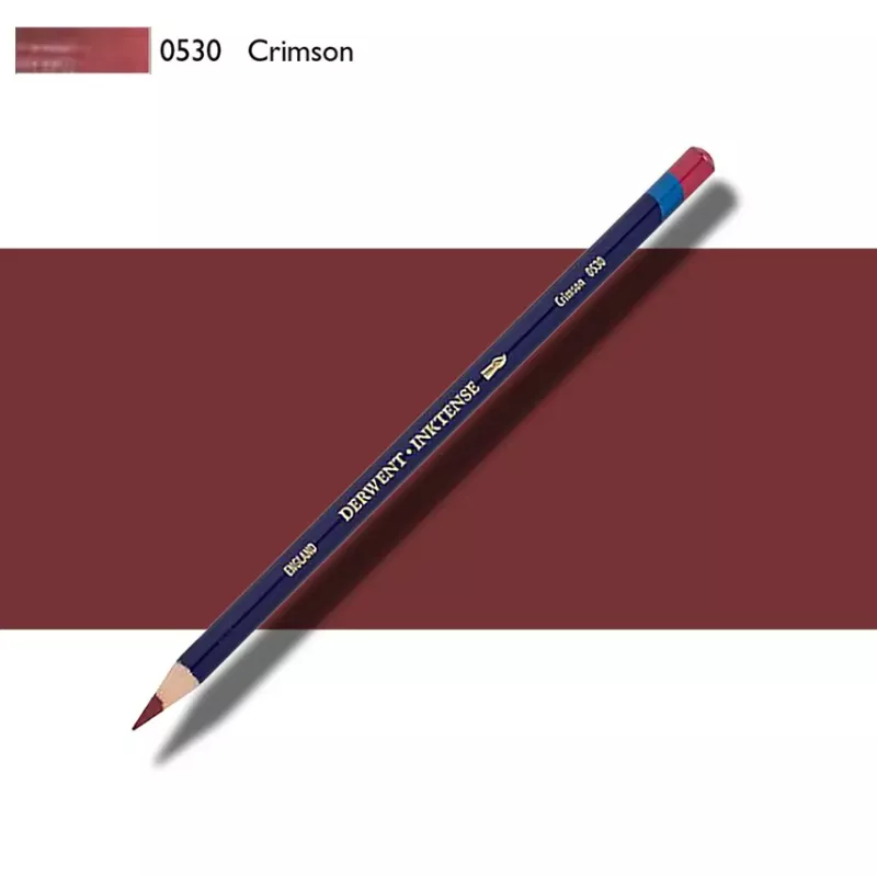 Pastelky Inktense Derwent - varianty - 0530 CRIMSON