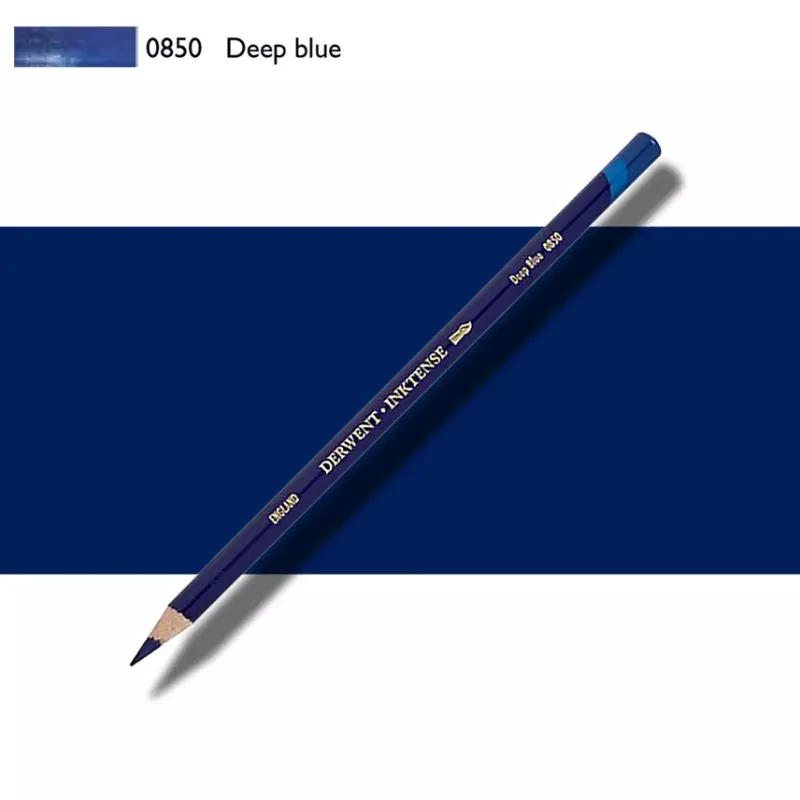 Pastelky Inktense Derwent - varianty - 0850 DEEP BLUE