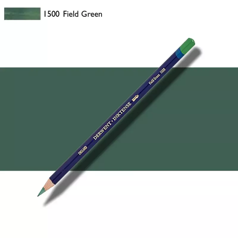 Pastelky Inktense Derwent - varianty - 1500 FIELD GREEN