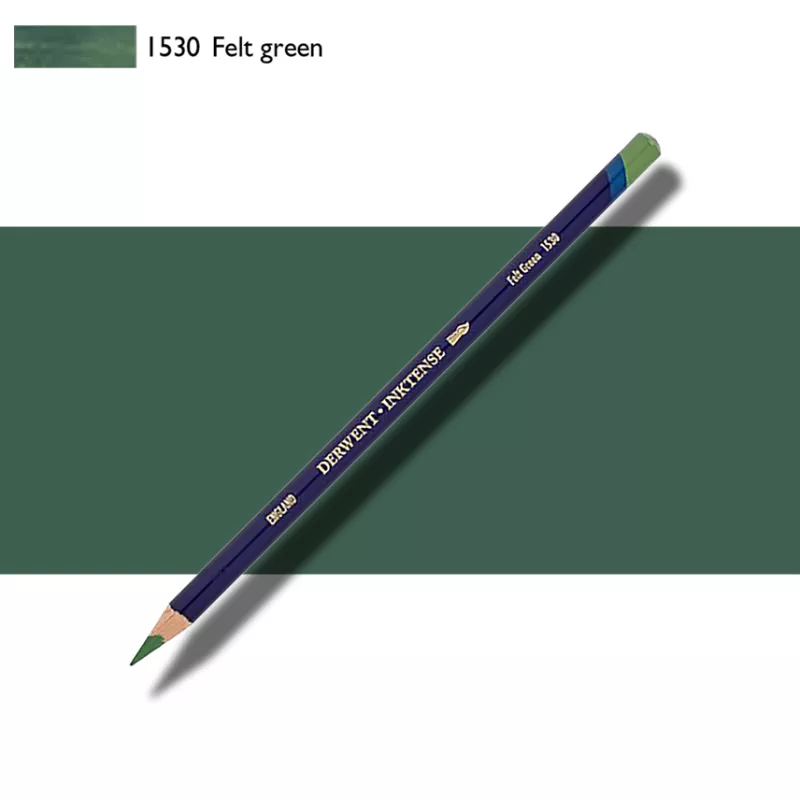 Pastelky Inktense Derwent - varianty - 1530 FELT GREEN