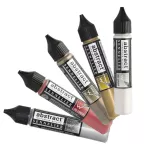 Sada akrylových metalických 3D kontur ABSTRACT Metallics (Sennelier) - 5 x 27ml Sada akrylových metalických 3D kontur ABSTRACT Metallics (Sennelier) - 5 x 27ml