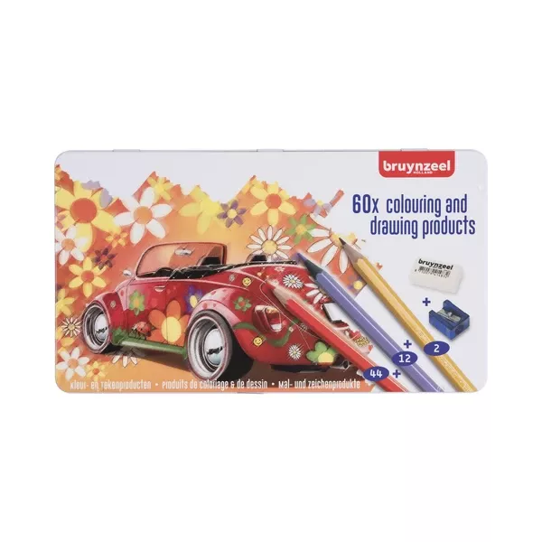 Sada pastelek Bruynzeel - Beetle - 60 kusů