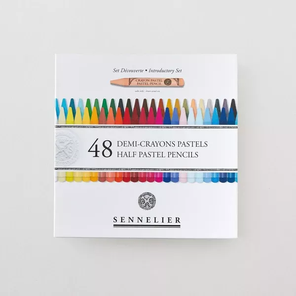 Sady půlených pastelů v tužce, Sennelier - různé sady - Sada 48 půlených pastelů v tužce, Sennelier