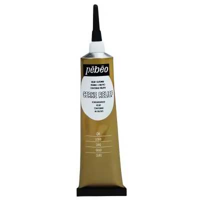 Kontura CERNE RELIEF č.773 (Pébéo) - velká tuba 37ml  zlatá 