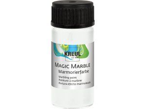 Mramorovací barva MAGIC MARBLE č.01 - 20ml bílá