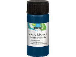 Mramorovací barva MAGIC MARBLE č.12 - 20ml tmavě modrá