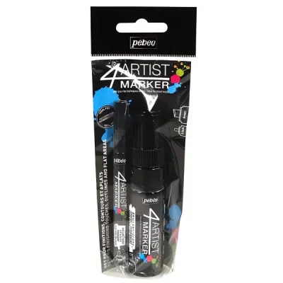 4Artist Marker Set Duo 2-8 mm Black