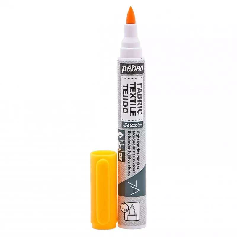7A Markers Light Fabric 1mm - 73 Fluo orange