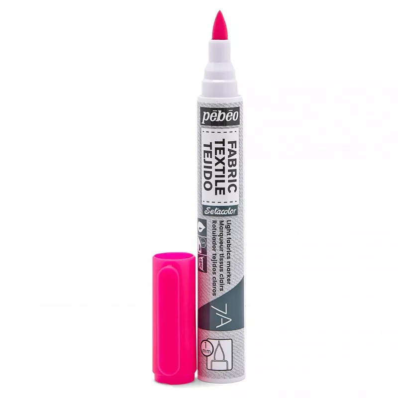 7A Markers Light Fabric 1mm - 73 Fluo pink