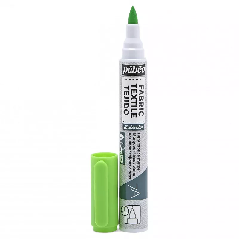 7A Markers Light Fabric 1mm - 76 Fluo green