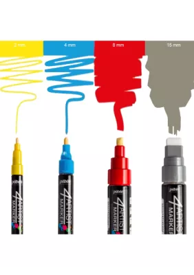 Olejový fix 4Artist Marker (Pébéo) - hrot 15 mm - varianty Pebeo