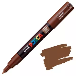 Akrylový fix Posca PC-1M 0,7mm (tenký kulatý hrot) - varianty - PC-1M 0,7 - 1 mm - Brown 21