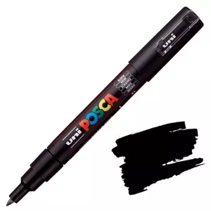 Akrylový fix Posca PC-1M 0,7mm (tenký kulatý hrot) - varianty - PC-1M 0,7 - 1 mm - Black 24
