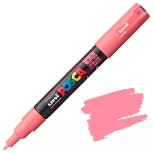Akrylový fix Posca PC-1M 0,7mm (tenký kulatý hrot) - varianty - PC-1M 0,7 - 1 mm - Corail Pink 66
