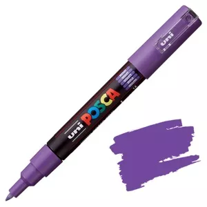 Akrylový fix Posca PC-1M 0,7mm (tenký kulatý hrot) - varianty - PC-1M 0,7 - 1 mm - Violet 12